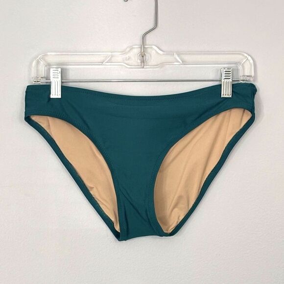 J. Crew | Women’s Teal Blue Bikini Bottoms 2-piece Swimsuit Suit Small - Picture 1 of 12